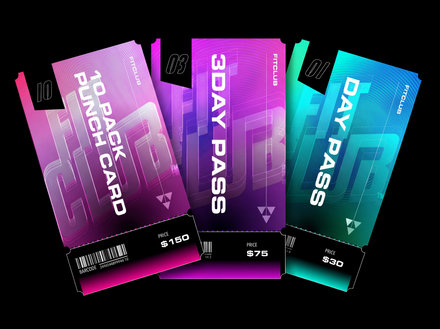 Fit Club digital gym pass artwork